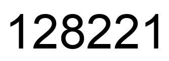 Número 128221 imagen negro