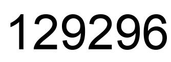 Número 129296 imagen negro