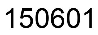 Número 150601 imagen negro