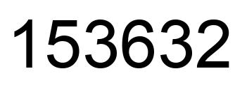 Número 153632 imagen negro