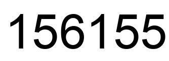 Número 156155 imagen negro