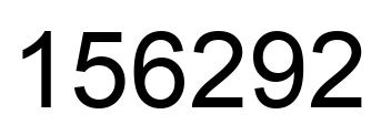 Número 156292 imagen negro