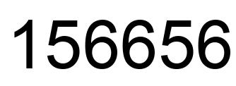 Número 156656 imagen negro