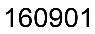 Number 160901 black image