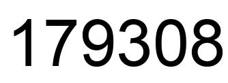 Número 179308 imagen negro