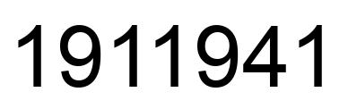 Número 1911941 imagen negro