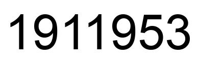 Número 1911953 imagen negro