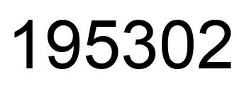 Número 195302 imagen negro