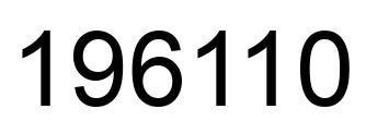 Número 196110 imagen negro