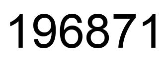 Número 196871 imagen negro