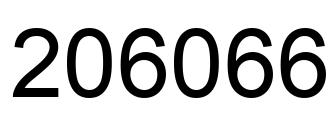 Número 206066 imagen negro