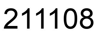 Número 211108 imagen negro