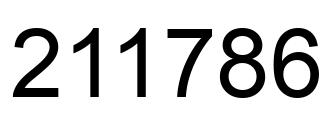 Número 211786 imagen negro