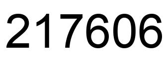 Número 217606 imagen negro