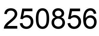 Número 250856 imagen negro