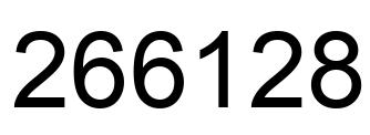 Número 266128 imagen negro