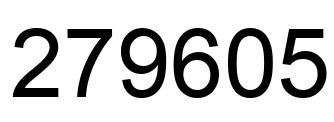 Número 279605 imagen negro