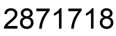 Número 2871718 imagen negro