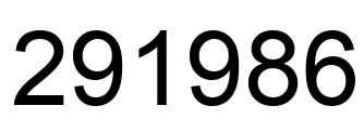 Número 291986 imagen negro