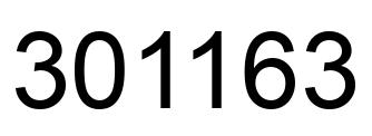 Número 301163 imagen negro