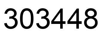 Número 303448 imagen negro