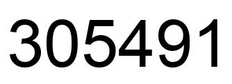 Número 305491 imagen negro