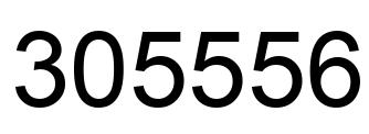 Número 305556 imagen negro