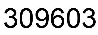 Número 309603 imagen negro