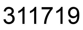 Número 311719 imagen negro