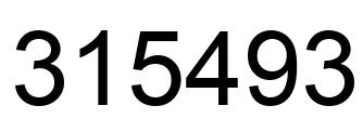 Número 315493 imagen negro