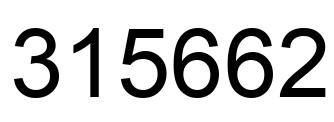 Número 315662 imagen negro