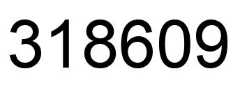 Número 318609 imagen negro