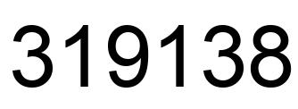 Número 319138 imagen negro