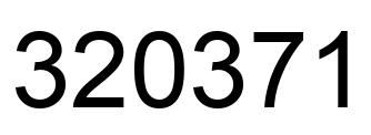 Número 320371 imagen negro