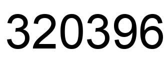 Número 320396 imagen negro