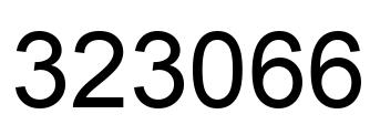 Número 323066 imagen negro