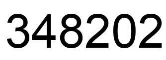Número 348202 imagen negro