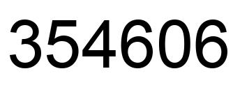 Número 354606 imagen negro