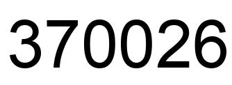 Número 370026 imagen negro