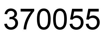 Número 370055 imagen negro