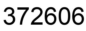 Number 372606 black image