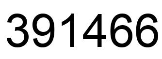 Número 391466 imagen negro