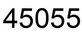 Number 45055 black image