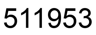 Número 511953 imagen negro