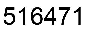 Número 516471 imagen negro