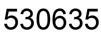 Number 530635 black image