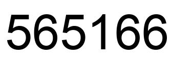 Número 565166 imagen negro