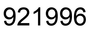 Número 921996 imagen negro