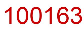 Number 100163 red image