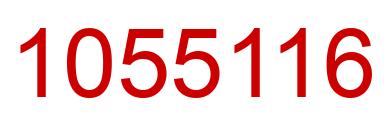 Number 1055116 red image